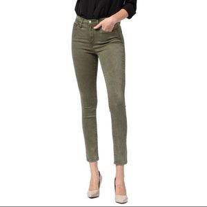 Flying Monkey Skinny Jeans Army Green Sz 30